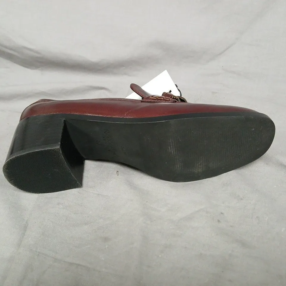 RUTH LANGSFORD EU SIZE 40 BURGUNDY LADIES SHOES. UNBOXED