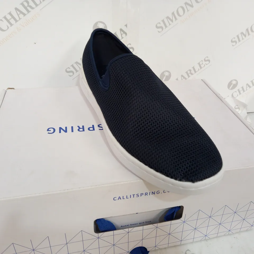 BOXED CALL IT SPRING DIARWEN NAVY BLUE LOW SHOES - SIZE 9
