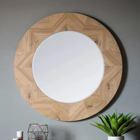 COURTLAND FLAT WALL MIRROR 90cm (1 BOX)