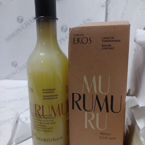 MU RUMU RU LEAVE IN CONDITIONER 150ML AND SHAMPOO 300ML