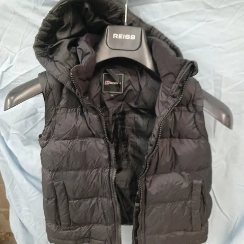 BERGHHAUS PUFFER VEST, BLACK - 5-6 YEARS
