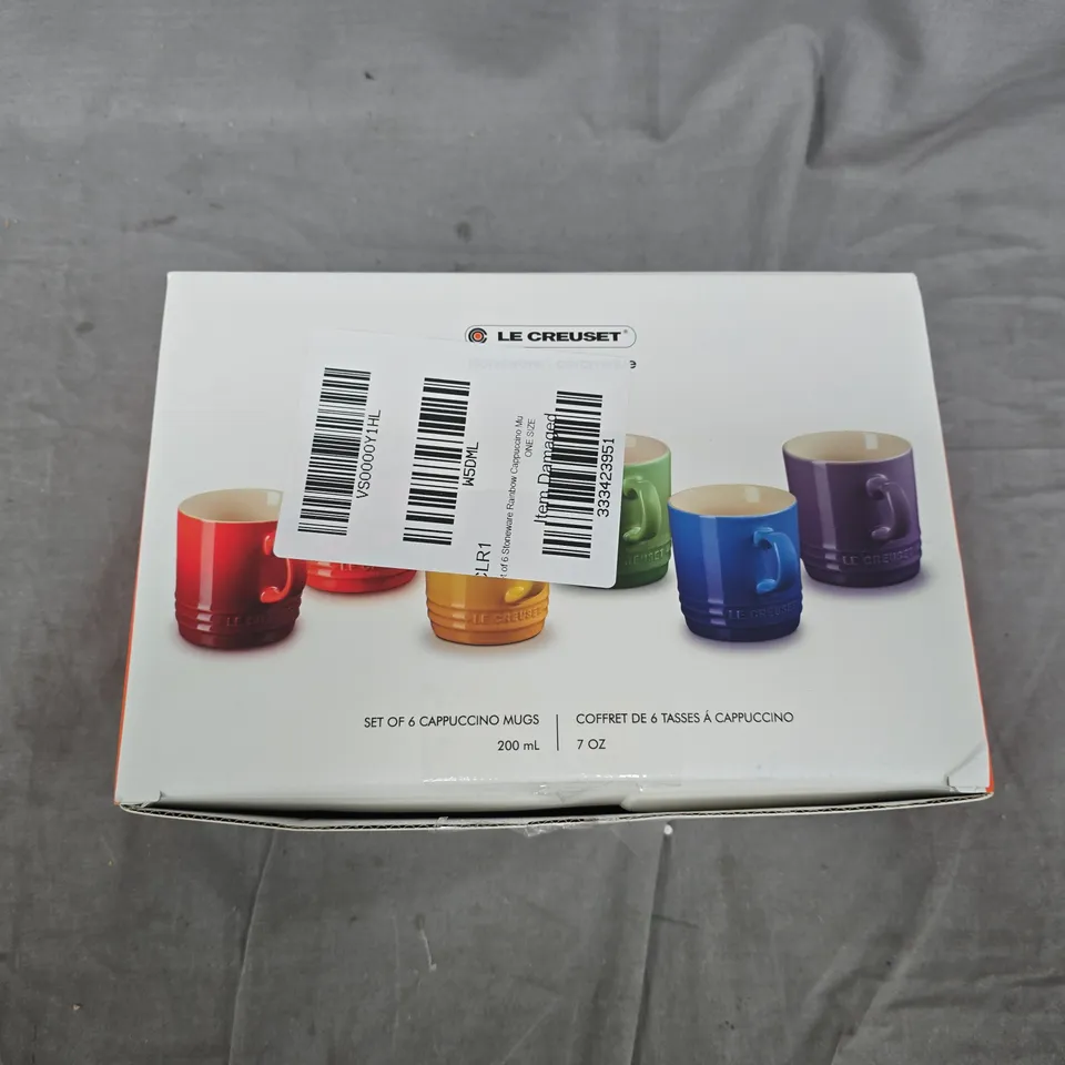 LE CREUSET CAPPUCCINO MUG SET - X5