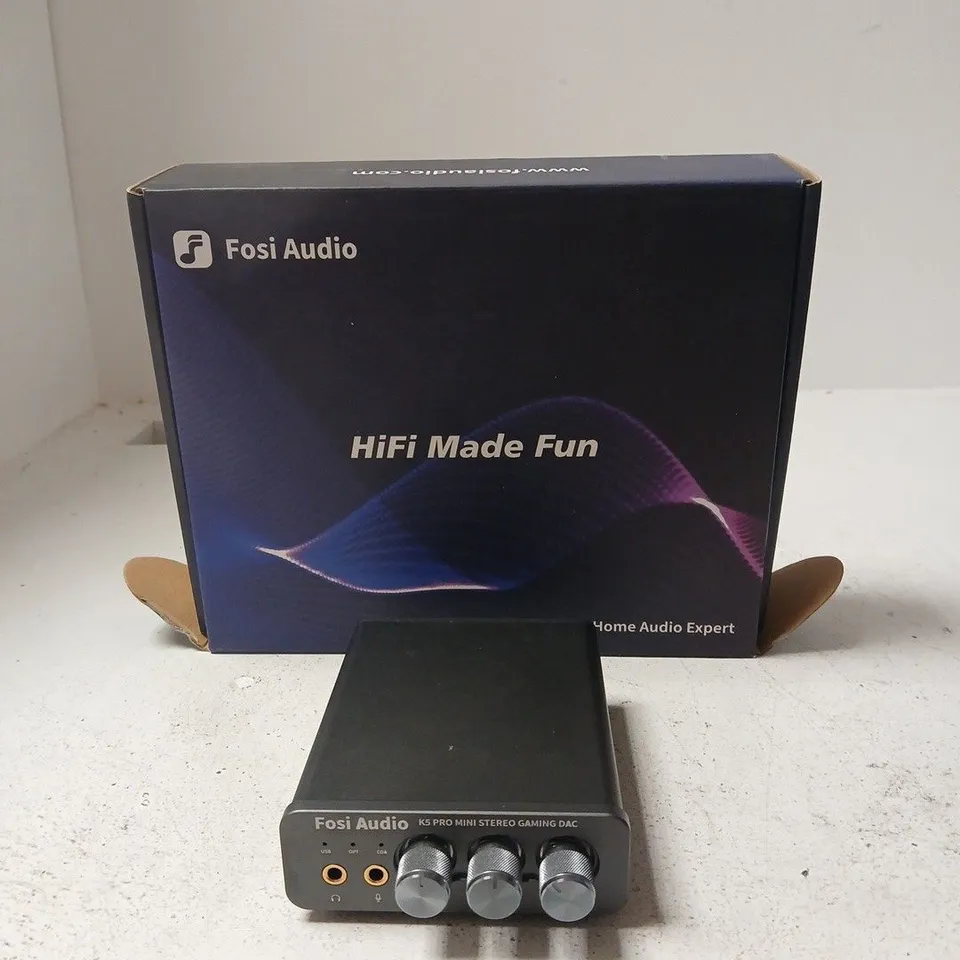 FOSI AUDIO K5 PRO MINI STEREO DAC – BOXED