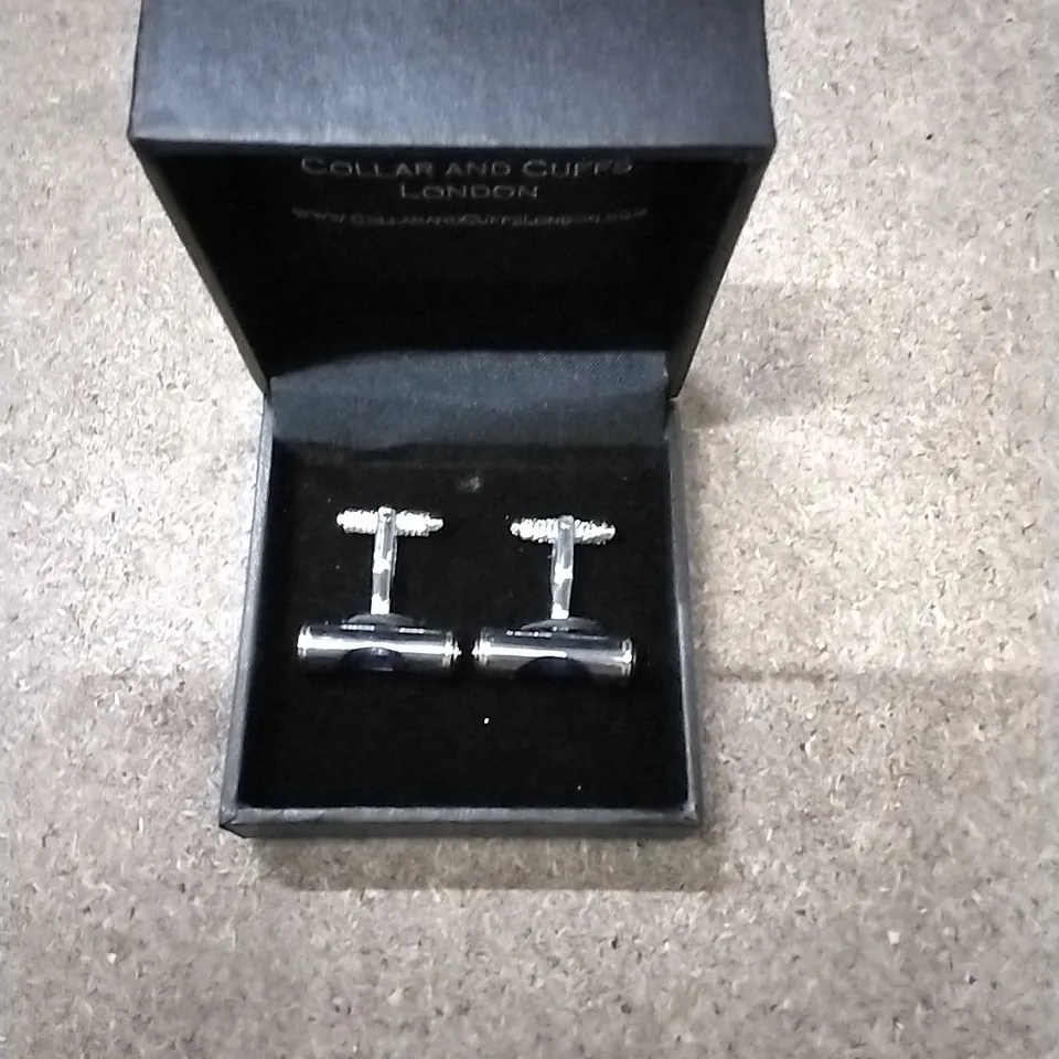 BOXED COLLAR AND CUFFS LONDON SPIRIT LEVEL CUFF LINKS 