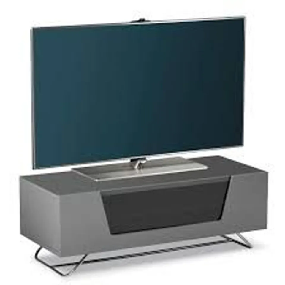 BOXED ALPHASON CHROMIUM 1000 TV CABINET - GREY // MODEL: CR02-1000CB-GRY (1 BOX)