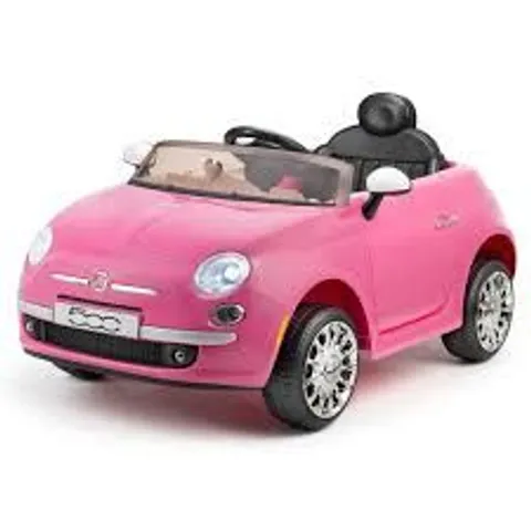 BOXED XOOTZ FIAT 500 RIDE-ON - PINK