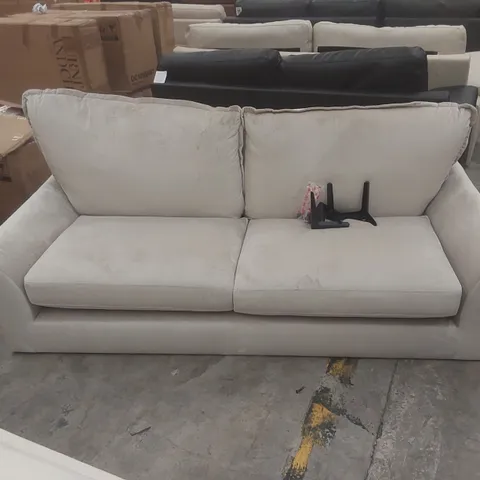 QUALITY DESIGNER VELVET UPHOLSTERED 3-SEATER SOFA