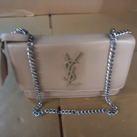 YSL TAUPE PU BAG