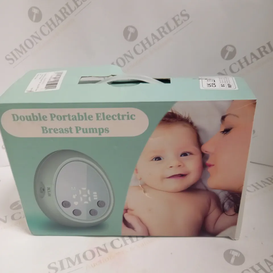 BOXED DOUBLE PORTABLE ELECTRIC BREAST PUMP SET