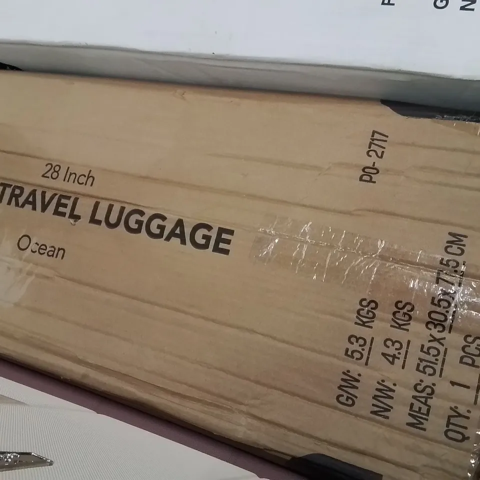 BOXED LUGG 28INCH VACAY TRAVEL LUGGAGE OCEAN
