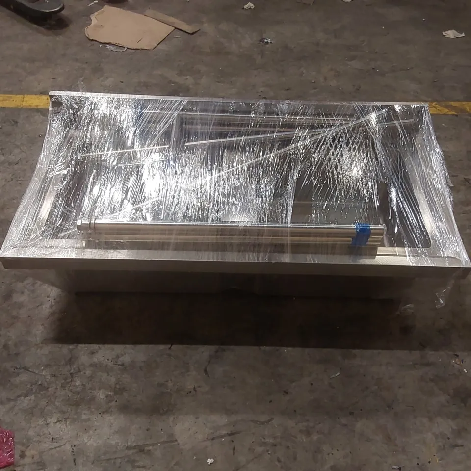 STAINLESS STEEL DOUBLE BOWL COMMERCIAL KITCHEN SINK