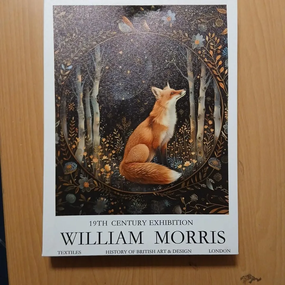 WILLIAM MORRIS CANVAS POSTERS – 19TH CENTURY EXHIBITION (SET OF 3)