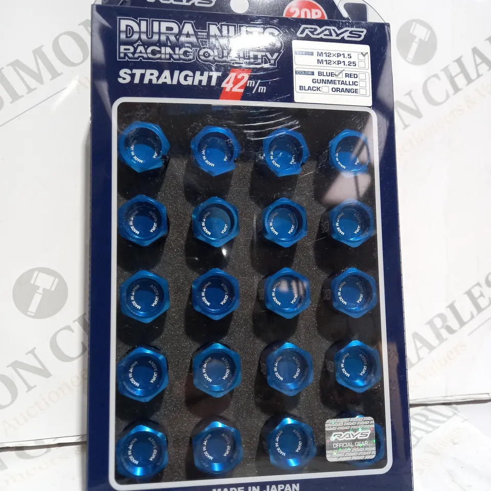 BOXED RAYS DURA NUT SET 