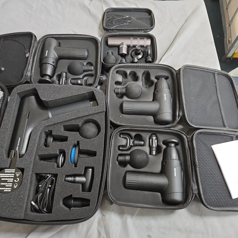 LOT OF APPROXIMATELY 15 ASSORTED HOMEDICS ITEMS TO INCLUDE SCALES AND MASSAGERS