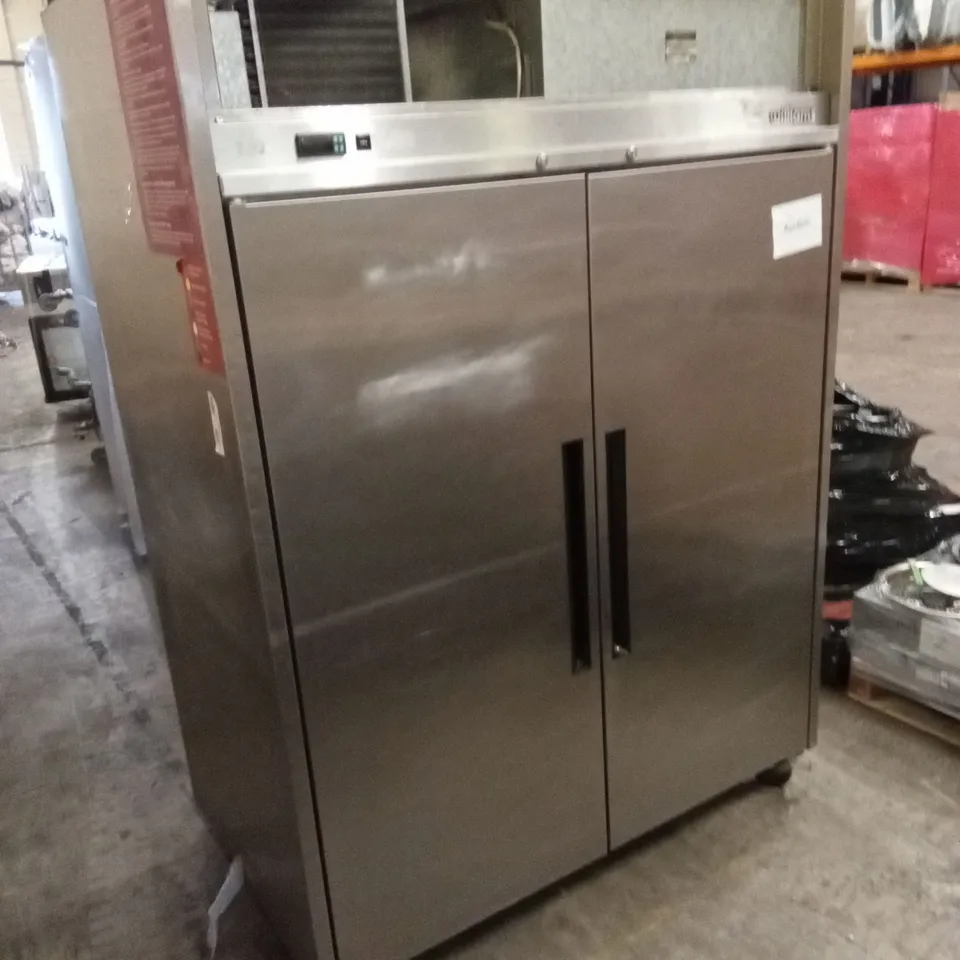 WILLIAMS HJ2SS STAINLESS STEEL DOUBLE DOOR REFRIGERATOR 