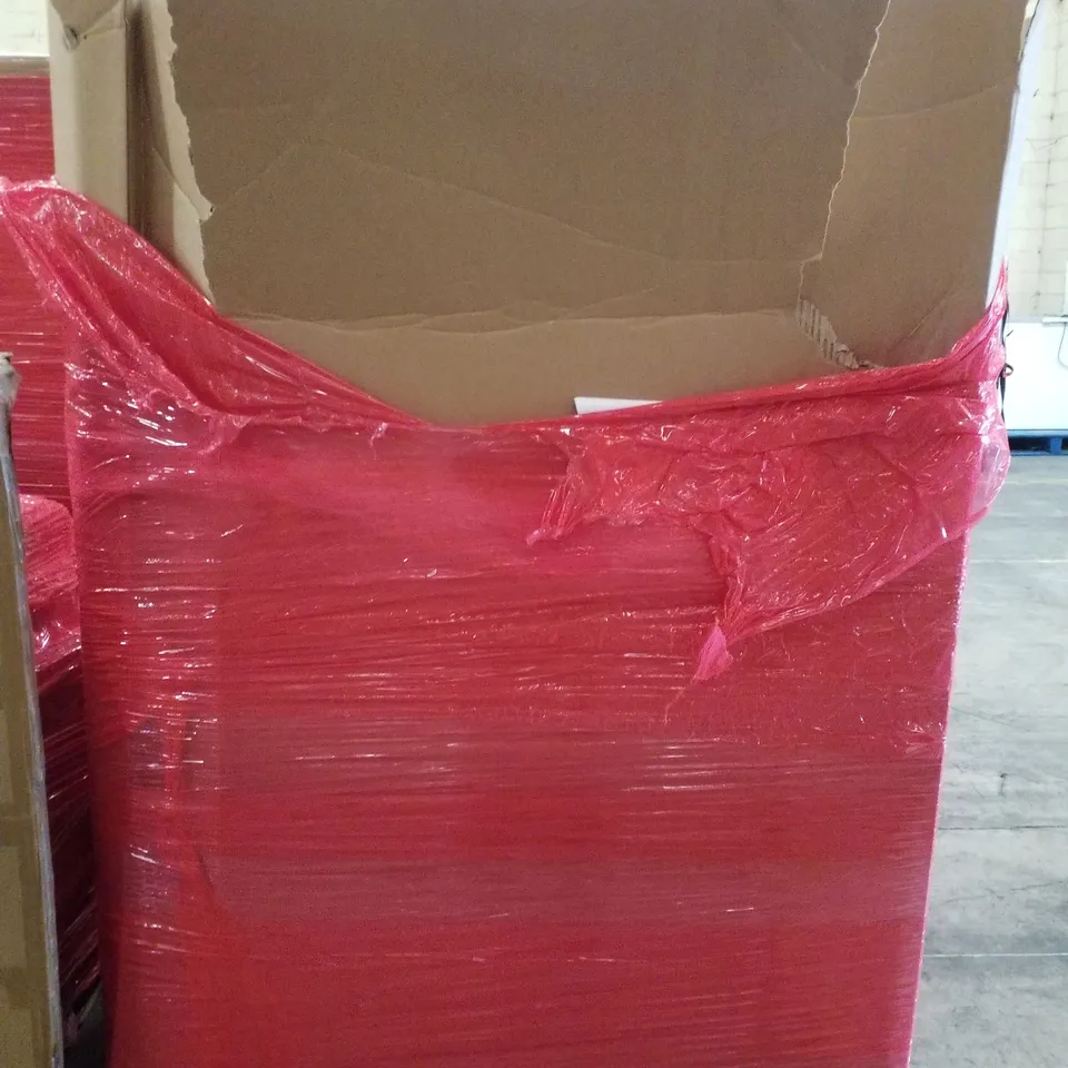 PALLET CONTAINING ASSORTED PRODUCTS INCLUDING MOBILE WHITEBOARD, DOUBLE SIDE SIGN STAND, FOLDING CHAIR MAT, LED CEILING FAN
