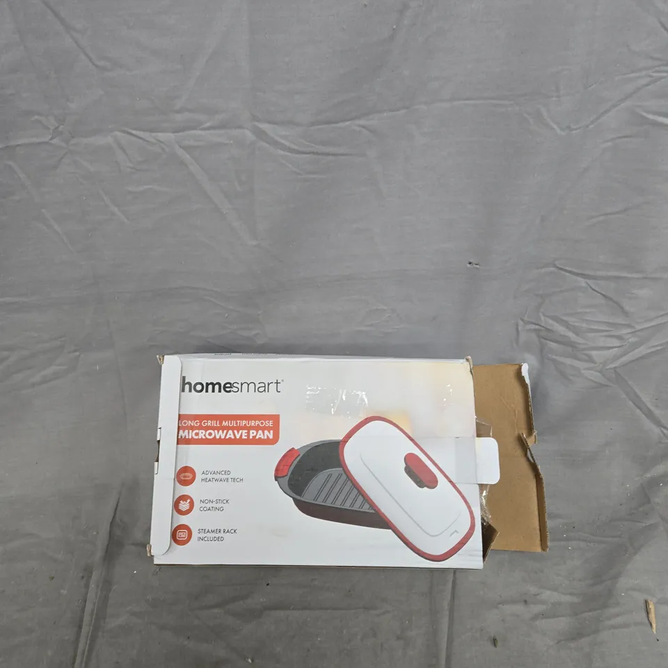 HOMESMART LONG GRILL MULTIPURPOSE MICROWAVE PAN – BOXED