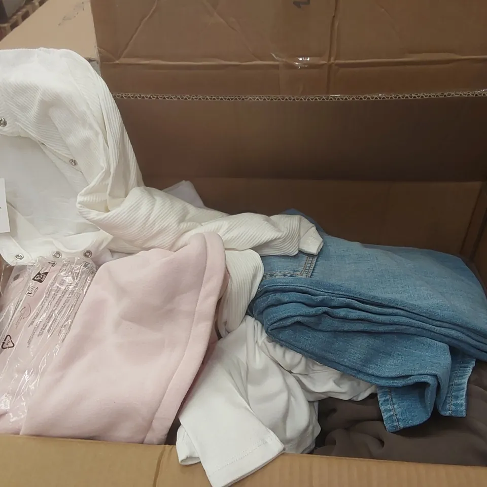 PALLET CONTAINING A VERY LARGE QUANTITY OF ASSORTED ITEMS INCLUDING: BEDDING, JUMPERS, JEANS, CARGO PANTS, LUNCH BOXES, BIKINIS, SHIRTS ECT