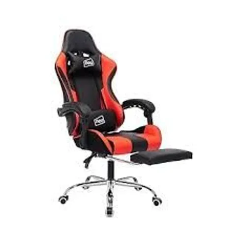 BOXED SIT BETTER WORK HARDER GAMING LOUNGER IN RED