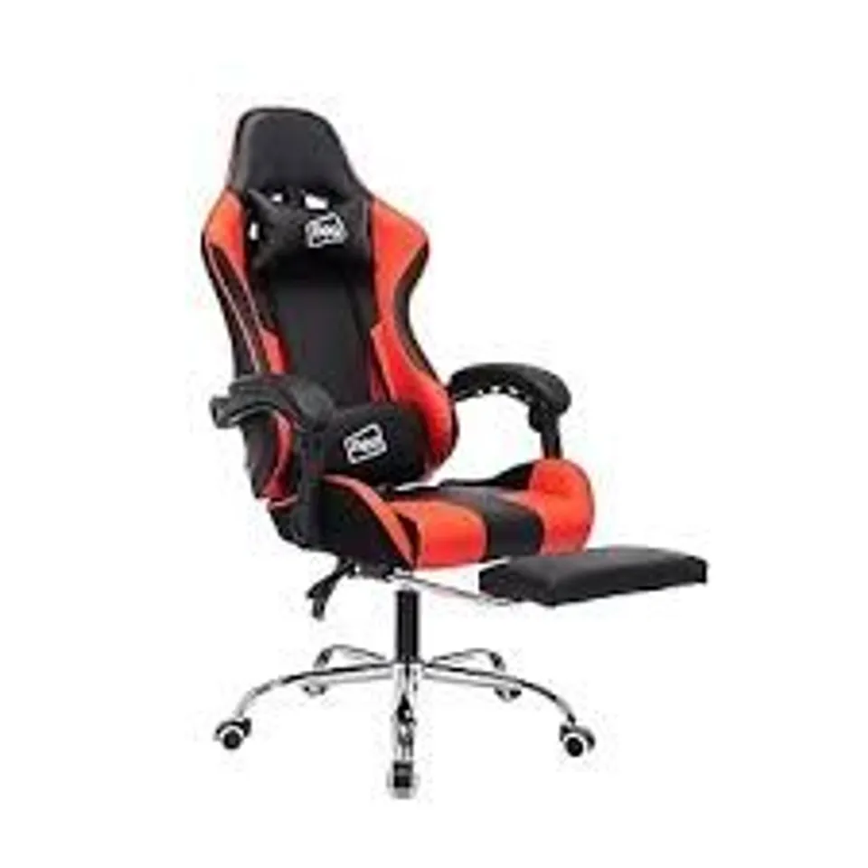 BOXED SIT BETTER WORK HARDER GAMING LOUNGER IN RED