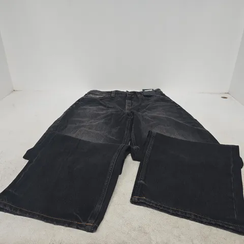 STWD RELAXED BAGGY JEANS – DARK DENIM, UK 30 (EU 38)