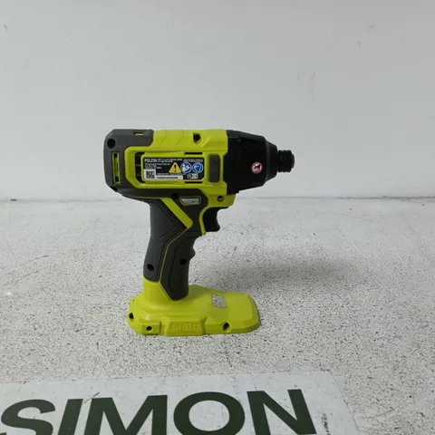 RYOBI 18V ONE CORDLESS IMPACT DRIVER UNBOXED