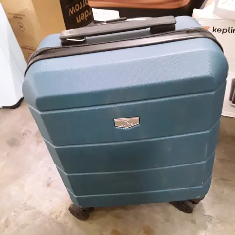 UNBOXED KEPLIN LUGG SMALL SIZE TRAVEL LUGGAGE WITH WHEELS SECURE LOCK SYSTEM GREEN COLOUR