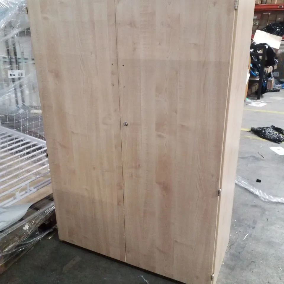 MAPLE MFC STOCK CUPBOARD WITH LOCKING DOORS 1030×477×1518MM