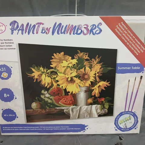 BOXED PAINT BY NUMBERS - SUMMER TABLE