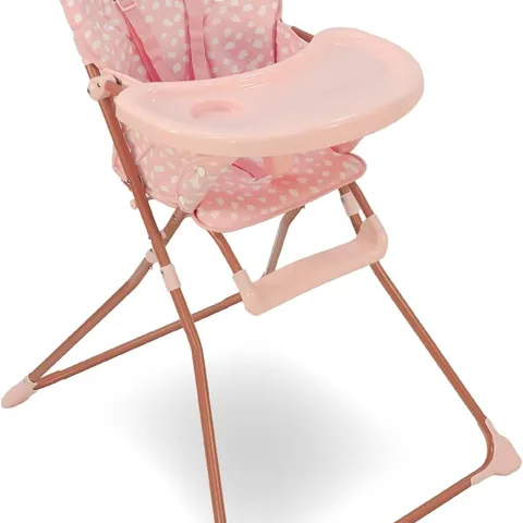 MY BABIIE COMPACT HIGHCHAIR - ROSE BLUSH - COLLECTION ONLY