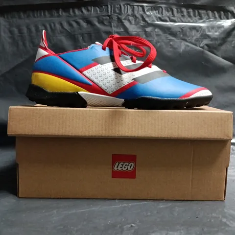 BOXED PAIR OF ADIDAS GAMEMODE TF KIDS TRAINERS IN MULTICOLOUR SIZE UK 13.5K