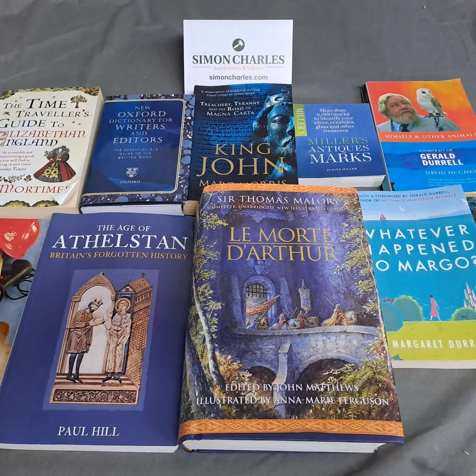 LOT OF APPROXIMATELY 26 ASSORTED BOOKS TO INCLUDE ORWELL ROAD TO WIGAN PIER, DIVIDED HOUSE BYJM DALGLIESH AND ATTENBOUROUGHS WISE WORDS