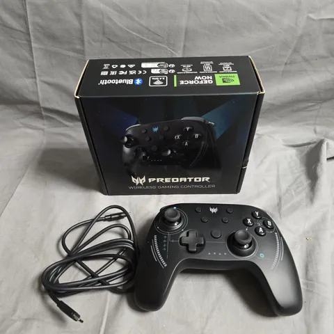 PREDATOR WIRELESS GAMING CONTROLLER – BLACK (WITH USB CABLE)