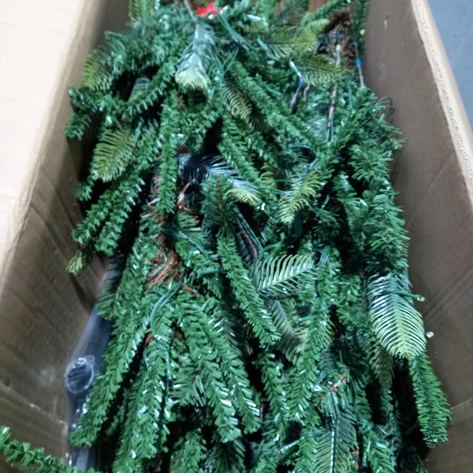 7FT FRASER FIR UPSWEPT PRE-LIT MIXED TIPS CHRISTMAS TREE COLLECTION ONLY RRP £209.99