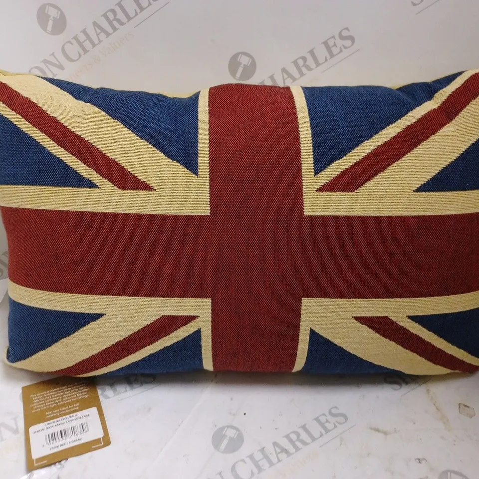 EVANS LICHFIELD UNION JACK POLYESTER FILLED CUSHION