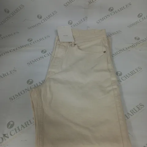 ZARA ORIGINS WHITE DENIM CASUAL JEANS SIZE 32