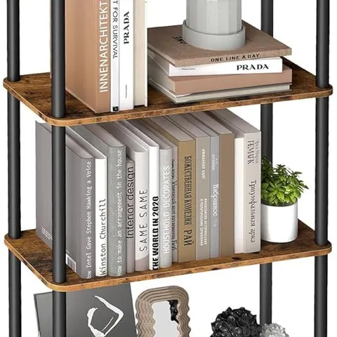 BOXED VASAGLE 6-TIER STORAGE SHELF, STANDING SHELVING UNIT