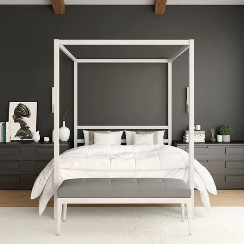 BOXED AINSWORTH CANOPY BED (1 BOX)