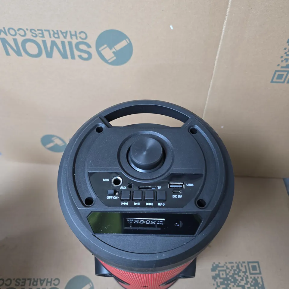 BLUETOOTH PORTABLE SPEAKER WITH RGB LIGHT 