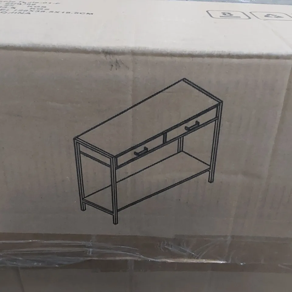 BOXED CONSOLE TABLE (1 BOX)
