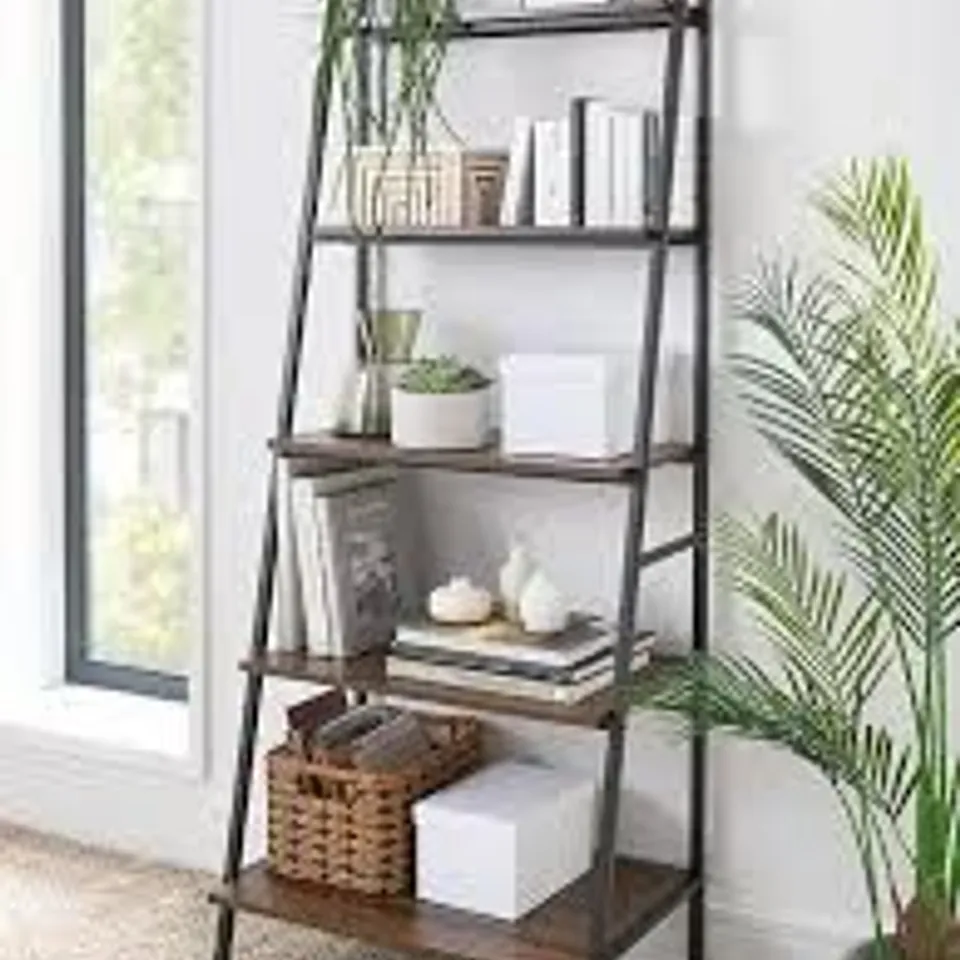 OTIS 5 TIER OPEN LADDER SHELF UNIT - COLLECTION ONLY