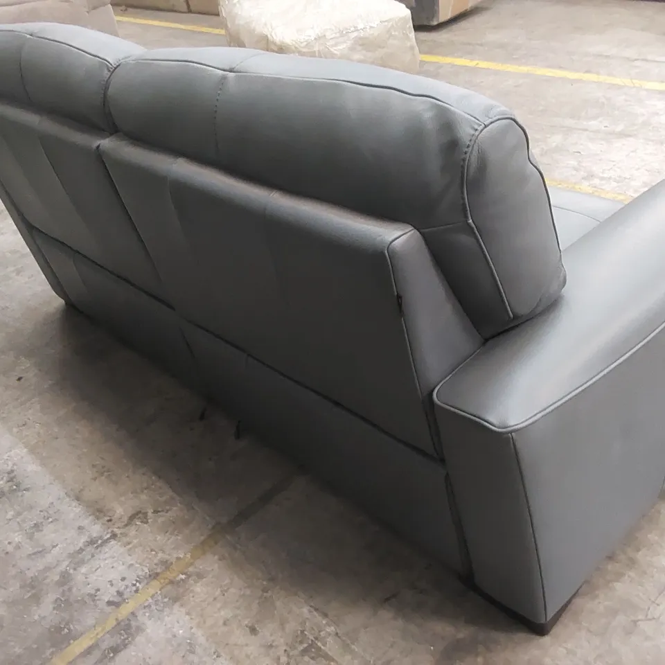 QUALITY DESIGNER ITALIAN MADE SELVA 3 SEATER ELECTRIC RECLINER LEATHER SOFA