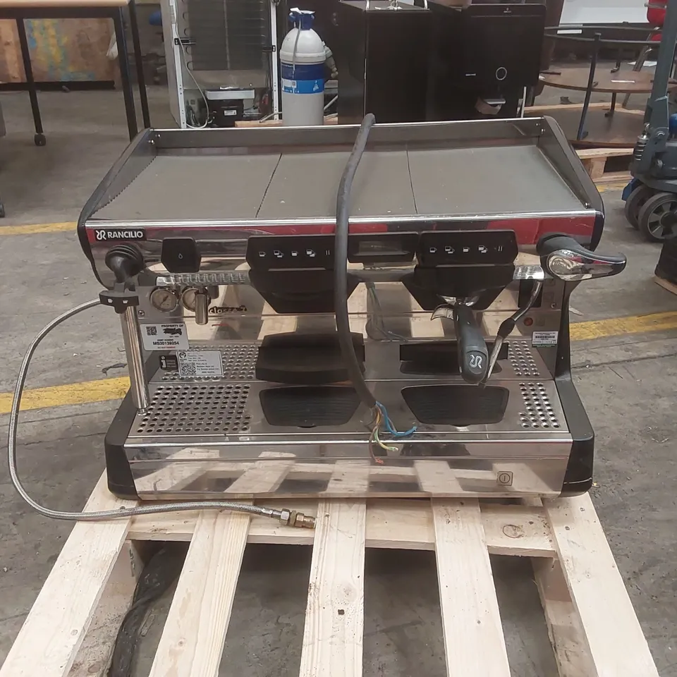 RANCILIO CLASSE 7 2 GROUP COMMERCIAL COFFEE MACHINE WITH ISTEAM