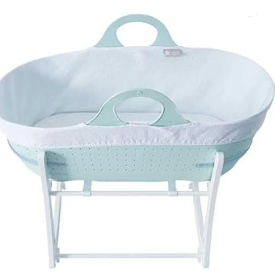 BRAND NEW TOMMEE TIPPEE SLEEPEE GREEN MOSES BASKET