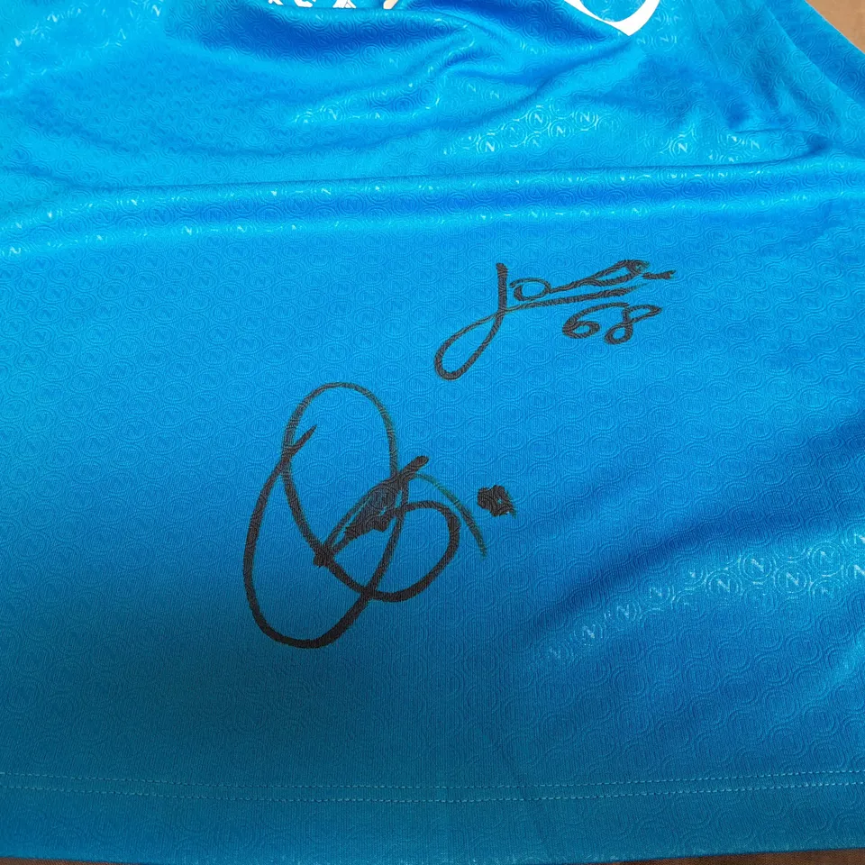 SIGNED NAPOLI FC HOME SHIRT SIZE XL
