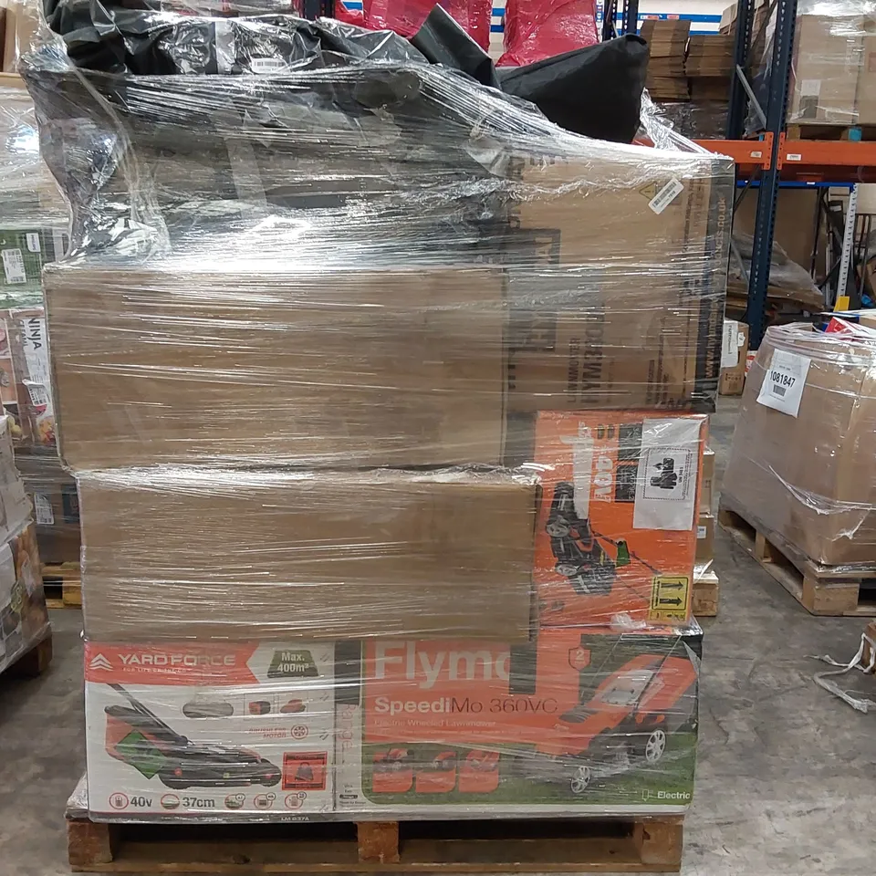 PALLET OF APPROXIMATELY 12 UNPROCESSED RAW RETURN HOUSEHOLD AND ELECTRICAL GOODS TO INCLUDE;