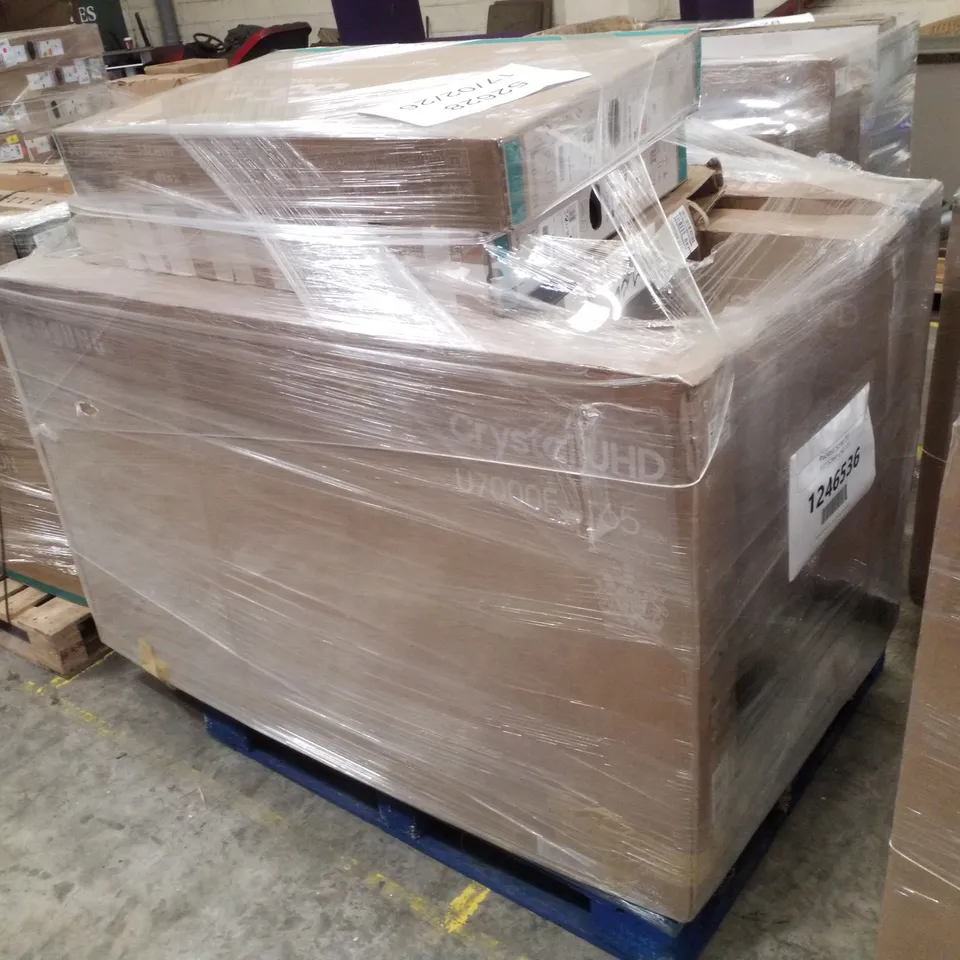 PALLET CONTAINING 10 DAMAGED TVS