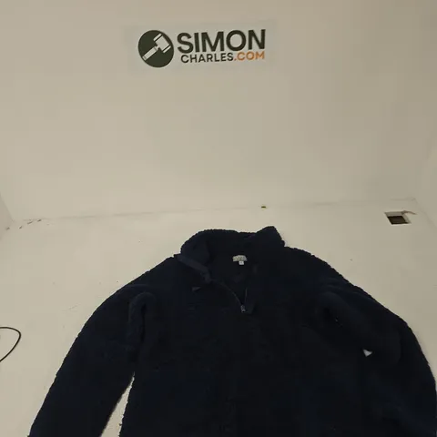 COZEM HOME NAVY TEDDY FLEECE JACKET – SIZE M