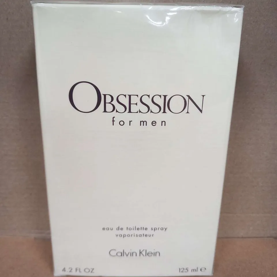BOXED AND SEALED OBSESSION FOR MEN CALVIN KLEIN EAU DE TOILETTE 125ML