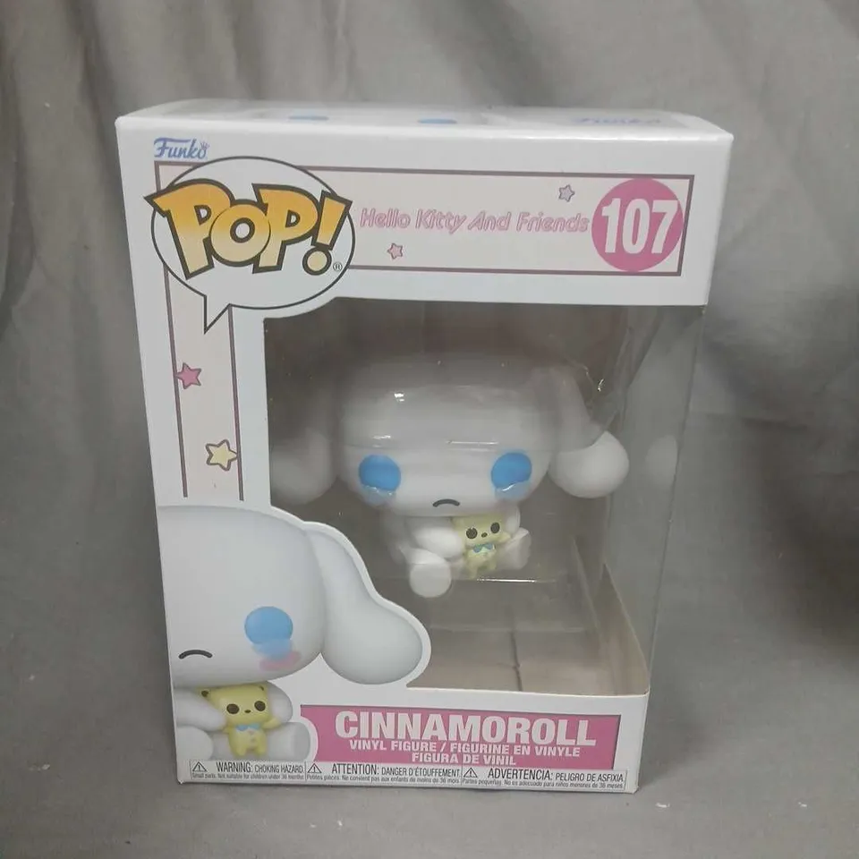 FUNKO POP! HELLO KITTY AND FRIENDS CINNAMOROLL VINYL FIGURE – 107 (BOXED)